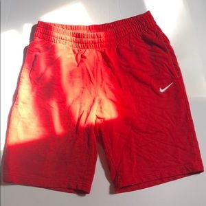 Nike shorts red vintage